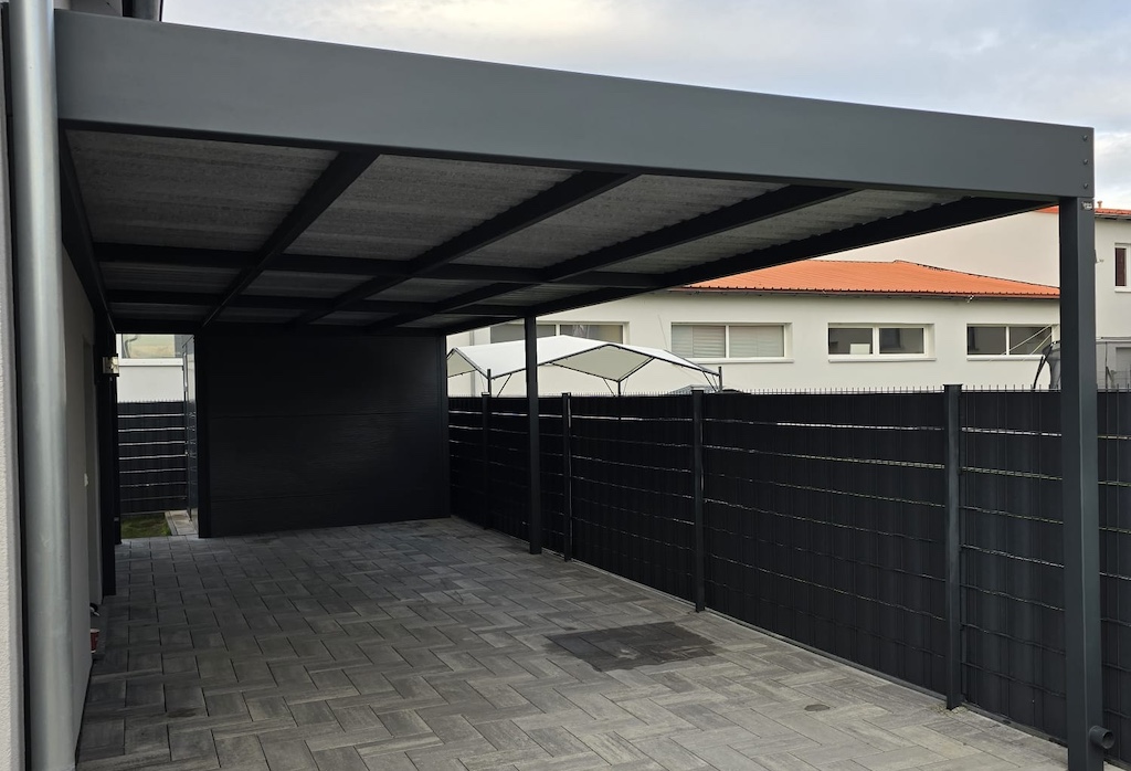 Carport mit Zaun integrieren